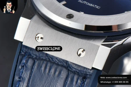 Hublot Classic Fusion 42mm JJ+F Blue Dial Blue Leather High Resolution View