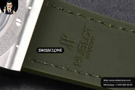Hublot Classic Fusion 42mm JJ+F Green Dial Green Leather High Resolution View