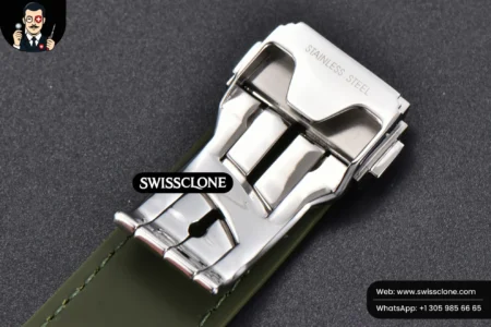 Hublot Classic Fusion 42mm JJ+F Green Dial Green Leather High Resolution View