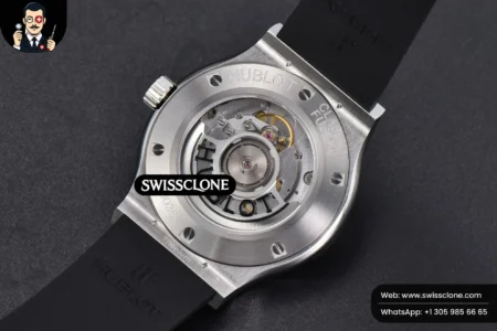 Hublot Classic Fusion 42mm JJ+F Gray Dial Black Rubber High Resolution View