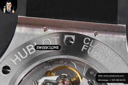 Hublot Classic Fusion 42mm RG/SS JJ+F Black Dial Black Rubber High Resolution View