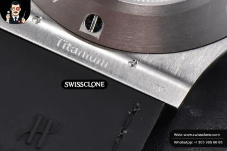 Hublot Classic Fusion 42mm RG/SS JJ+F Black Dial Black Leather High Resolution View