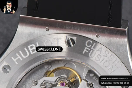 Hublot Classic Fusion 42mm RG/SS JJ+F Black Dial Black Leather High Resolution View
