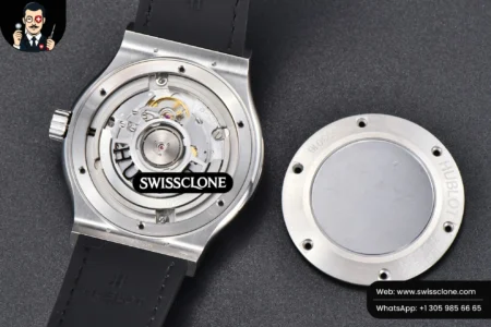 Hublot Classic Fusion 42mm RG/SS JJ+F Black Dial Black Leather High Resolution View