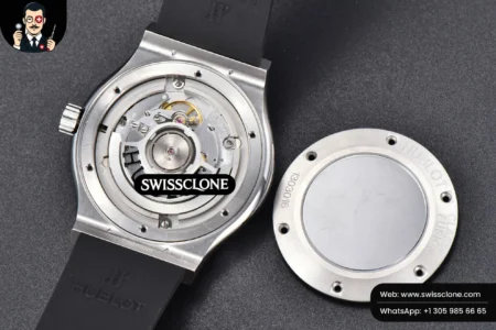 Hublot Classic Fusion 42mm JJ+F Gray Dial Black Rubber High Resolution View