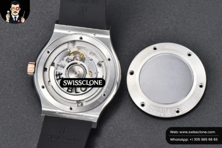 Hublot Classic Fusion 42mm RG/SS JJ+F Black Dial Black Rubber High Resolution View