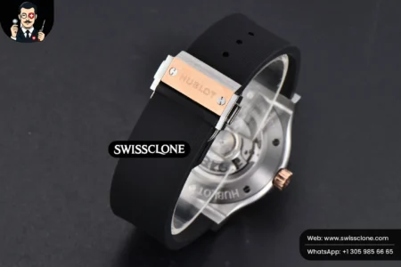 Hublot Classic Fusion 42mm RG/SS JJ+F Black Dial Black Rubber High Resolution View