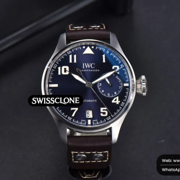 IWC Big Pilot Rodeo Drive IW501002 46mm Blue Dial Leather High Resolution View