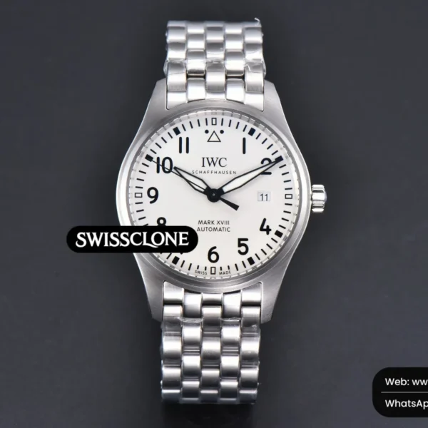 IWC Mark XVIII IWC327012 V7F 40mm White Dial V7F High Resolution View