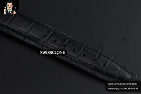 IWC Portofino Automatic 40mm Blue Dial Silver Hands Black Croc High Resolution View