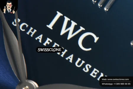 IWC Portofino Automatic 40mm Blue Dial Silver Hands Black Croc High Resolution View