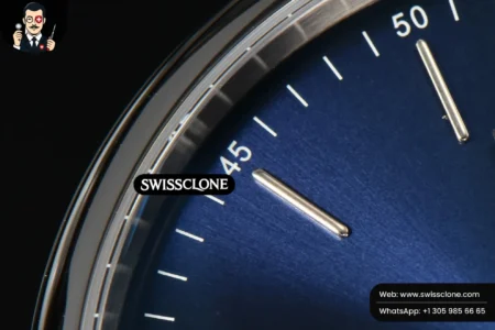 IWC Portofino Automatic 40mm Blue Dial Silver Hands Black Croc High Resolution View