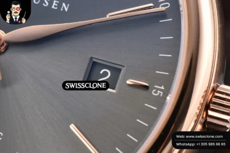 IWC Portofino V7F 40mm Gray Dial Marker Brown Leather High Resolution View