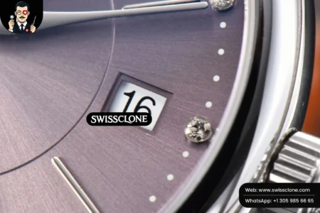 IWC Portofino V7F 37mm Gray Dial Silver Marker Black Leather High Resolution View