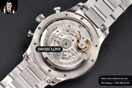 IWC Portuguese Chrono IW3716 41mm RSF Green Dial High Resolution View