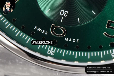 IWC Portuguese Chrono IW3716 41mm RSF Green Dial High Resolution View