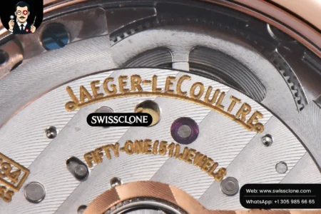 Rolex Jaeger LeCoultre Rendez Vous 36mm KZF Diamond Sky Brown Dial Brown Leather 9015 (ZF Factory) High Resolution View