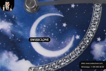 Rolex Jaeger LeCoultre Rendez Vous 36mm KZF Diamond Sky Blue Dial Blue Leather 9015 (ZF Factory) High Resolution View