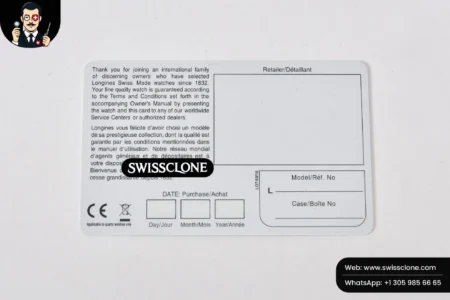 Longines Box And Papers Super Clone - 10