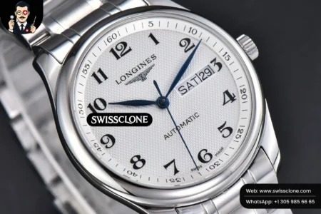 Rolex Longines Automatic 40mm LGF White Dial High Resolution View