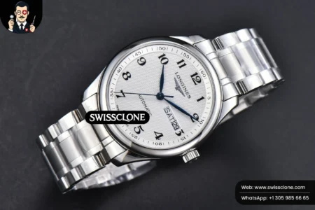 Rolex Longines Automatic 40mm LGF White Dial High Resolution View