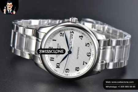 Rolex Longines Automatic 40mm LGF White Dial High Resolution View