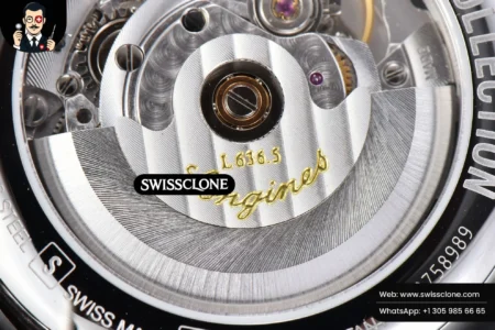 Rolex Longines Automatic 40mm LGF White Dial High Resolution View