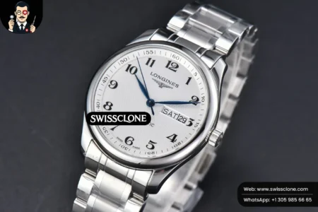Rolex Longines Automatic 40mm LGF White Dial High Resolution View