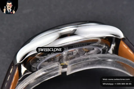 Rolex Longines Automatic 40mm LGF White Dial Leather High Resolution View