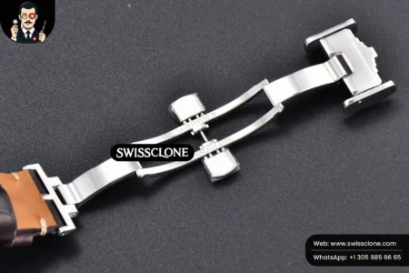 Rolex Longines Automatic 40mm LGF White Dial Leather High Resolution View