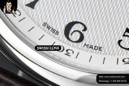 Rolex Longines Automatic 40mm LGF White Dial Leather High Resolution View