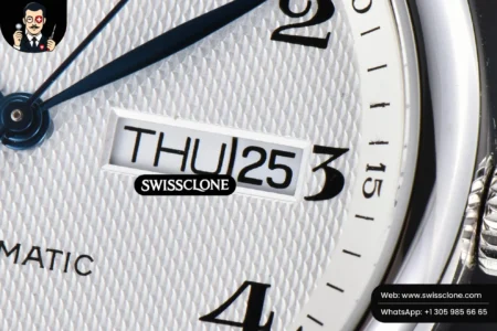 Rolex Longines Automatic 40mm LGF White Dial Leather High Resolution View