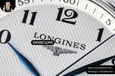 Rolex Longines Automatic 40mm LGF White Dial Leather High Resolution View