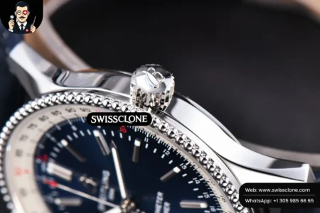 Breitling Navitimer TF 41mm Blue Dial White Bezel Blue Leather High Resolution View