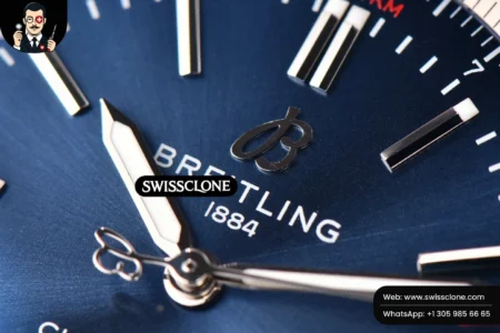 Breitling Navitimer TF 41mm Blue Dial White Bezel Blue Leather High Resolution View