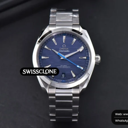 Omega Aqua Terra 150M 41mm Light Blue Dial Blue Hand Silver Markers High Resolution View
