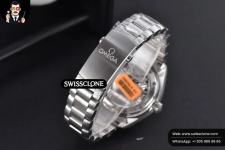 Omega Planet Ocean 600m 42mm Black Dial Orange Bezel High Resolution View
