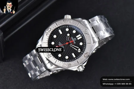 Omega Seamaster Diver 300M Nekton 42mm Black Dial Black High Resolution View
