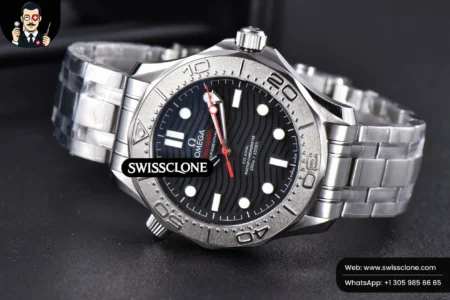 Omega Seamaster Diver 300M Nekton 42mm Black Dial Black High Resolution View