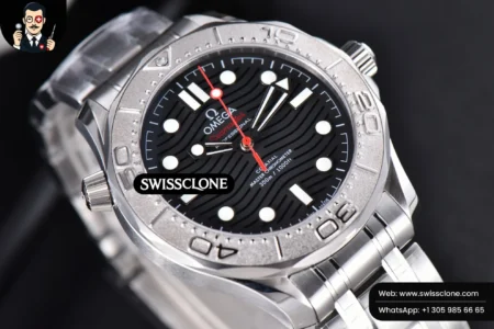 Omega Seamaster Diver 300M Nekton 42mm Black Dial Black High Resolution View