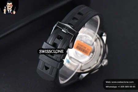 Omega Seamaster Diver Real Ceramic 300M 43.5MM Black Dial Rubber High Resolution View