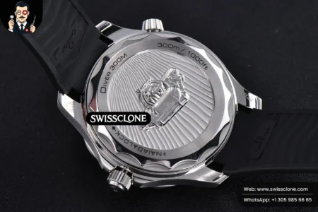 Omega Seamaster Diver 300M Nekton 42mm Black Dial Black Rubber High Resolution View