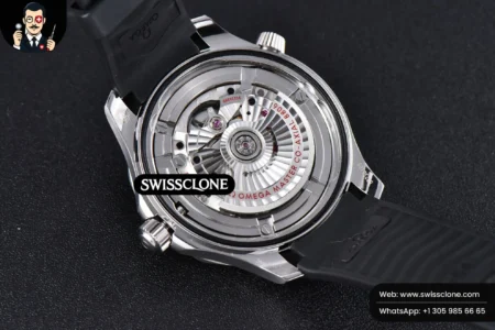 Omega Seamaster Diver 300M Nekton 42mm Black Dial Black Rubber High Resolution View