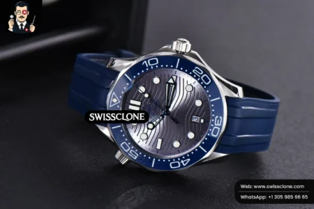 Omega Seamaster Diver 300M 42mm Gray Dial Rubber High Resolution View