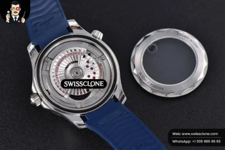 Omega Seamaster Diver 300M 42mm Gray Dial Rubber High Resolution View