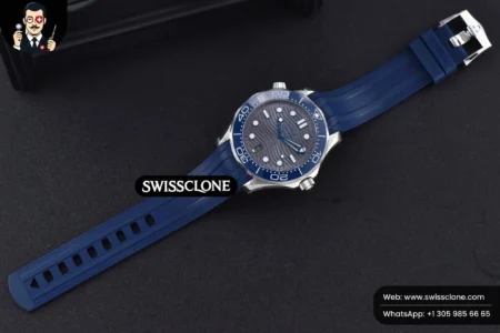 Omega Seamaster Diver 300M 42mm Gray Dial Rubber High Resolution View