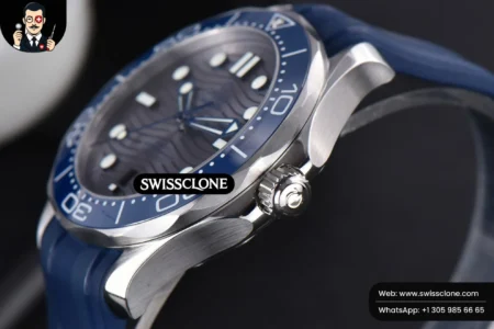 Omega Seamaster Diver 300M 42mm Gray Dial Rubber High Resolution View