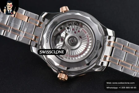 Omega Seamaster Diver RG/SS 300M 42mm Blue Dial RG/SS High Resolution View