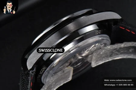 Omega Speedmaster ‘Dark Side Of The Moon’ Real Ceramic OMF 44mm Black Dial Nylon High Resolution View