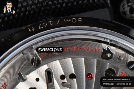 Omega Speedmaster ‘Dark Side Of The Moon’ Real Ceramic OMF 44mm Black Dial Nylon High Resolution View